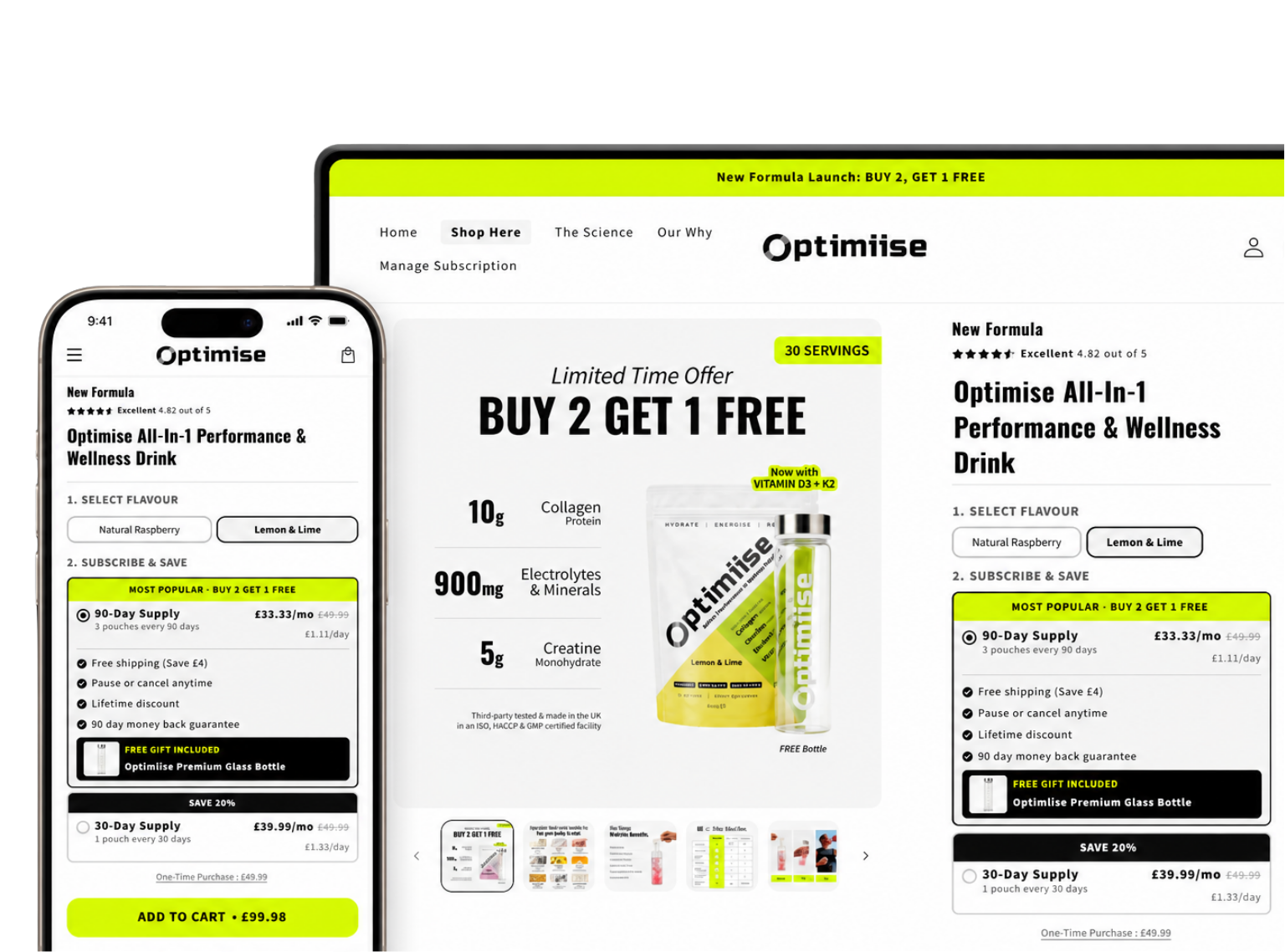 Joy Subscriptions in action